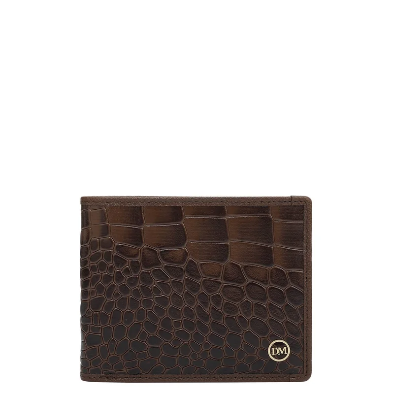 دا ميلانو Date Bifold Leather Mens Wallet